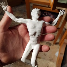 Christ terre 3d Jésus prusa Nicolas Ruffieux 3d print model - Mito3D