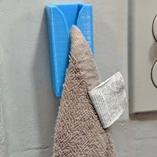 main serviette titulaire soutien jardin salle bains crochet cuisine commander 3d print model - Mito3D
