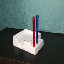 caneta ficar pé 3d print model - Mito3D