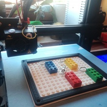 Lego Tastatur Backstein Halter Unterstützung Schlüssel Haushalt Veranstalter pressfit 3d print model - Mito3D