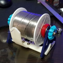 - solder spool holder solderspoolholder 3d print model - Mito3D