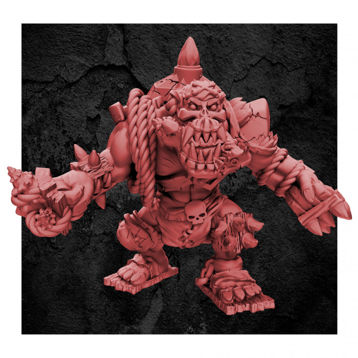 prarbak orco guardavía mesa cuenco pirata sangre miniatura Italia orcos piratas mgpix 3D print model - Mito3D