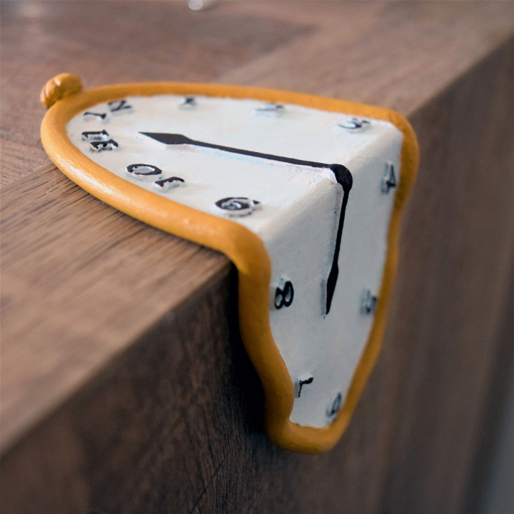 fusion l'horloge persistance Mémoire Salvador Dali art temps biologique 3D print model - Mito3D