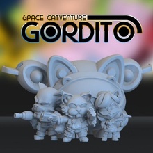 space catventure gordito playset cat cute adventure fat 3d print model - Mito3D