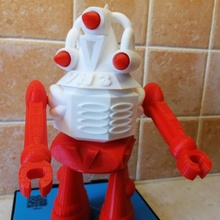 robot vh3 toys & games android machine rocket space terminator robbie syfi 3d print model - Mito3D