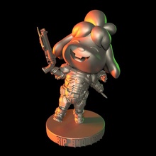 kıyamet geçit ebedi ufuklar Isabelle hayran Sanat köpek şekil minyatür Funko hayvan geçidi adamı Amiibo avcısı ölümcül Tarçın 3d print model - Mito3D