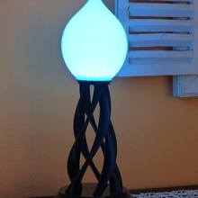 art nouveau mood lamp & garden artnouveau moodlamp electromakerkitscompetition jugendstil 3d print model - Mito3D