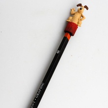 chien crayon topper jardin décoration modèle bureau stationnaire jouet caractère populaire 3d print model - Mito3D