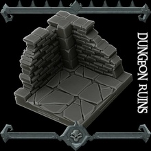 gothic city dungeon ruins monster miniatures ii kickstarter live store 3d print model - Mito3D