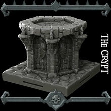 gótico ciudad cripta monstruo miniaturas ii pedal arranque Vivo mesa 3d print model - Mito3D