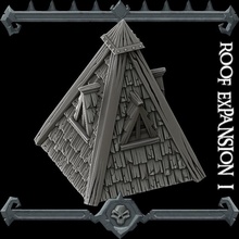 gothic city roof expansion pack monster miniatures ii kickstarter live tabletop 3d print model - Mito3D