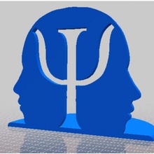 psychologie symbole bureau Grèce docteur jambon cycologie 3d print model - Mito3D
