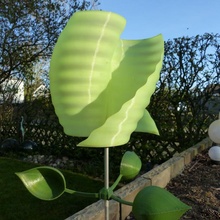 rotating leaves garden wind 3d print model - Mito3D