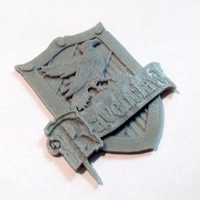 ravenclaw house badge - harry potter fan art logo movie wizard magic harrypotter magical sortinghat 3d print model - Mito3D