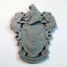 ravenclaw coat arms wall desk display - harry potter fan art decoration film house movie wizard magic witch harrypotter magical keyhole houses 3d print model - Mito3D