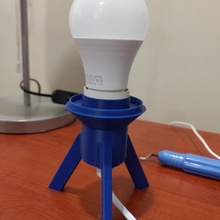 lámpara base e26 enchufe 3d print model - Mito3D