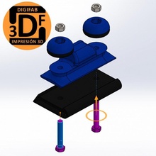 base lija 1 4 hoja bricolaje diy herramientas madera carpinteria 3d print model - Mito3D