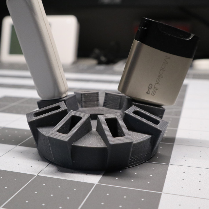 usb holder USB palo soporte organizador 3D print model - Mito3D