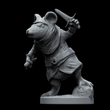 MouseFolk haydut mini dnd Minitaures 3d print model - Mito3D