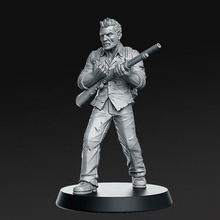 father- wasteland - 32mm dnd tabletop man sci-fi weapon us post-apocalyptic apocalyptic riffle fahter 3d print model - Mito3D