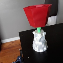 Rose psychedelisch Vase Garten Kits Elektromacher 3d print model - Mito3D