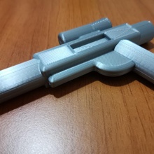 grande Lego blaster pistola giocattolo arma cosplay cosplayer minifigure 3d print model - Mito3D