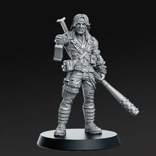 gerardo - wasteland 32mm dnd tabletop bat beer punk sci-fi sword knife witcher post-apocalyptic apocalyptic rivia gerald 3d print model - Mito3D