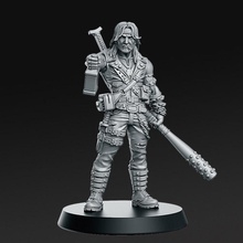 gerardo Ödland 32mm dnd Tischplatte Schläger Bier Punk sci fi Schwert Messer Hexer post apocalyptic apokalyptisch Rivia gerald 3d print model - Mito3D