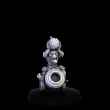 blobby - gobbo secret weapon tabletop bowl game goblin blood miniature sculpt italy resin pirates 28mm 32mm bloodbowl mgpix 3d print model - Mito3D