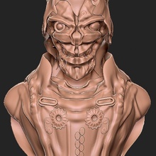 entehrt Maske Krähe 3d print model - Mito3D