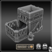 ilçe 0012 zar kule masaüstü 40k oyun minyatürler rpg sci fi Yıldız Savaşları arazi savaş oyunları Necromunda bilimkurgu oyunu sonsuzluk 28mm warhammer40k dağılmak takımı öldür 3d print model - Mito3D