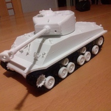 articulated tank fury tabletop model 3d print model - Mito3D