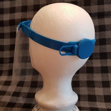 adjustable headband face shield covid19 3d print model - Mito3D