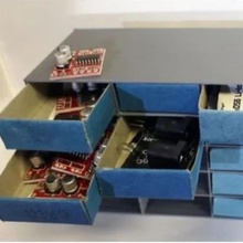 scatola fiammiferi cassetto Conservazione contenitore degli attrezzi 3d print model - Mito3D