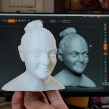 3d portrait modeling https wwwinstagramcom sculptxyz 3d print model - Mito3D