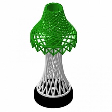 espiral luminária escrivaninha electromaker 3d print model - Mito3D