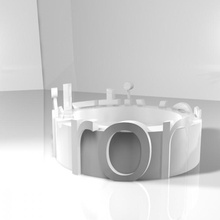 ron ashtray 3d print model - Mito3D