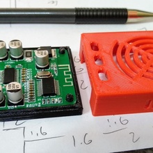 tpa3110 Bluetooth amplificatore allegato gadget elettronica Altoparlanti tpa3110d2 3110 tpa 3d print model - Mito3D