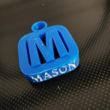 bens builds mason keyfob tinkercad 3d print model - Mito3D