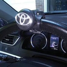 Toyota direção botão carro auto 3d print model - Mito3D