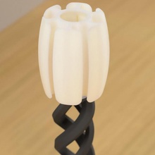 méduse DIY ambiance lampe compétition hexagone LED ombre spirale remix electromakerkitscompetition 3d print model - Mito3D
