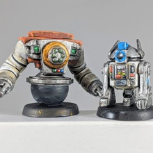 galactic astro droids tabletop 40k droid robot sci-fi space star warhammer r2d2 wars legion 3d print model - Mito3D