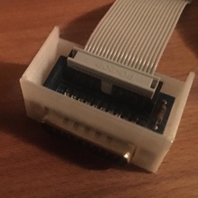 bmow disket adaptör muhafaza elma nostaljik bilgi işlem Iigs Appleii eski bilgisayar floppyadaptor 3d print model - Mito3D