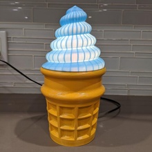 suave servir gelo creme humor luminária sorvete serviço leve electromakerkitscompetition 3d print model - Mito3D