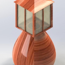 pagoda linterna papel electromaker 3d print model - Mito3D