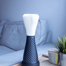 animico lámpara turbina diseño mueble equipo ligero sombra forma vástago electromaker humor 3d print model - Mito3D