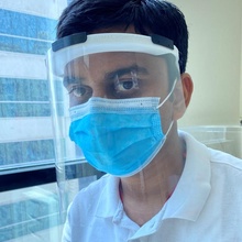 kalkan gözler örtmek kılıf mağaza maske koruma Emniyet maskeler sağlık virüs koronavirüs kovid covid19 kalkanı ppe virüsü güvenlik maskeleri 3d print model - Mito3D
