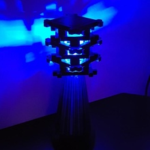glowing edges - mood lamp design diy electronics moodlamp 3d print model - Mito3D