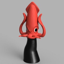 calamaro umore lampada oceano mare acqua electromakerkits 3d print model - Mito3D