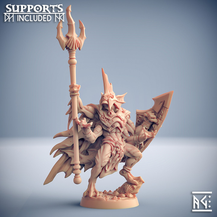 re osteras scelto holmuran death tide jurakin eroe tavolo draghi dungeon mini miniature mostro rpg mare carattere miniatura acquatico minis incontrare dnd ttrpg artigiano 3D print model - Mito3D